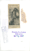 Princess Anne and Prince Charles play on the beach with the lady Mountbatten - Vintage Photograph