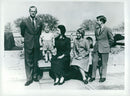 Queen Elizabeth II, Duke of Edinburgh, Prince Charles, Princess Anne and Prince Andrew - Vintage Photograph