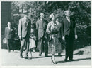 Queen Elizabeth's visit to Oslo - Vintage Photograph