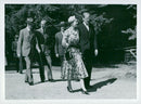 From Queen Elizabeth's official visit to Oslo - Vintage Photograph