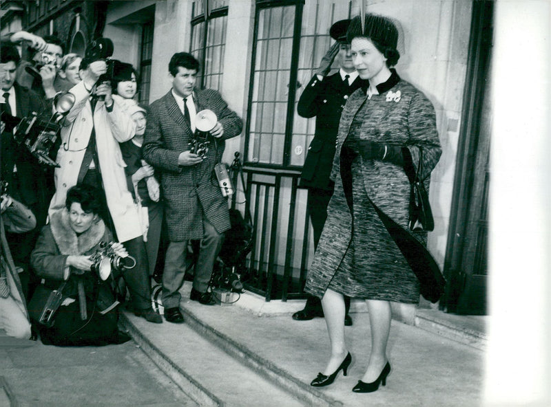 Queen Elizabeth II. - Vintage Photograph