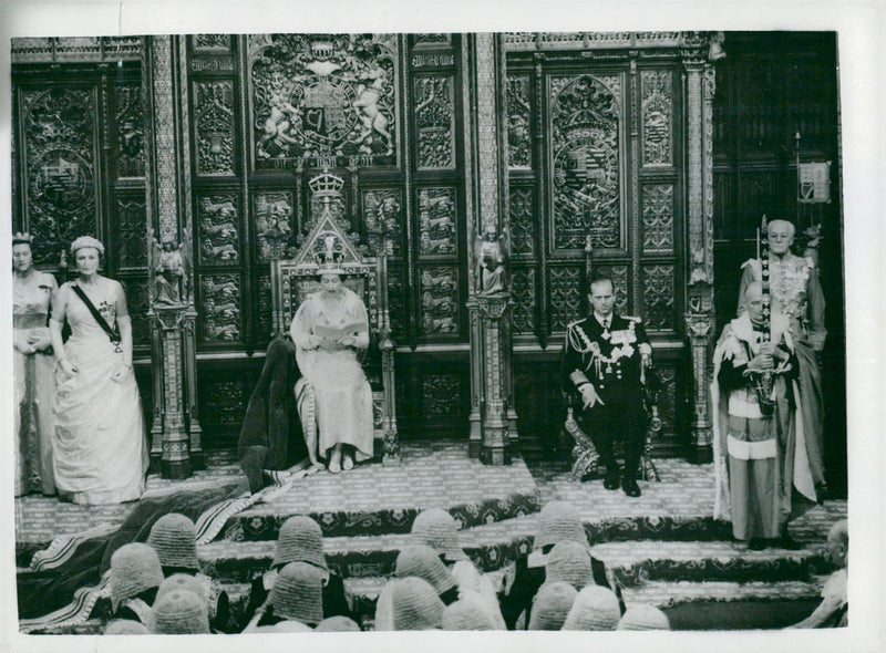 Queen Elizabeth II. - Vintage Photograph