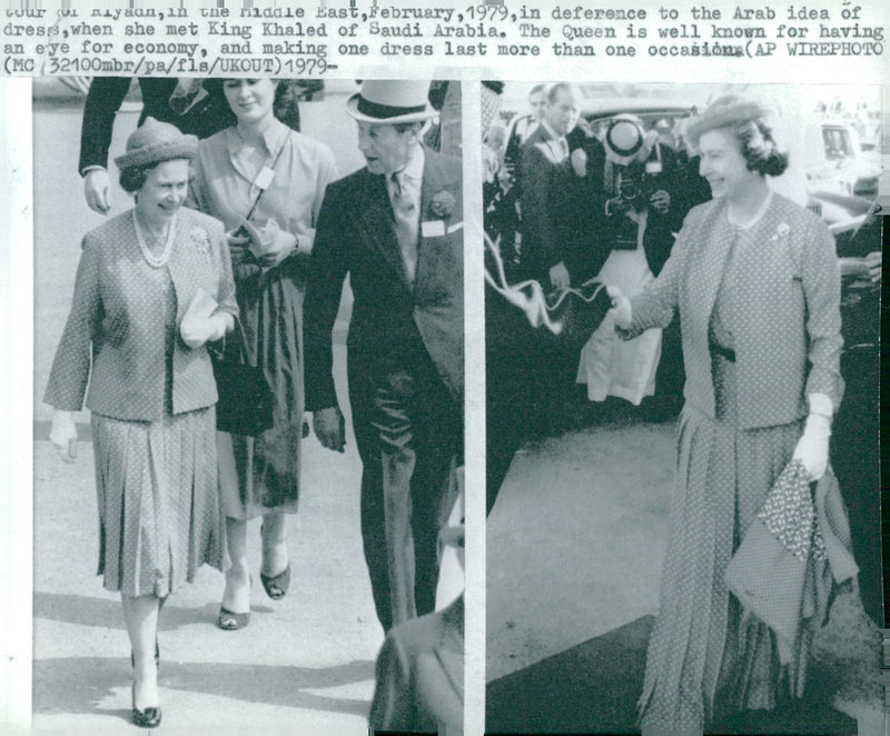 Queen Elizabeth II. - Vintage Photograph