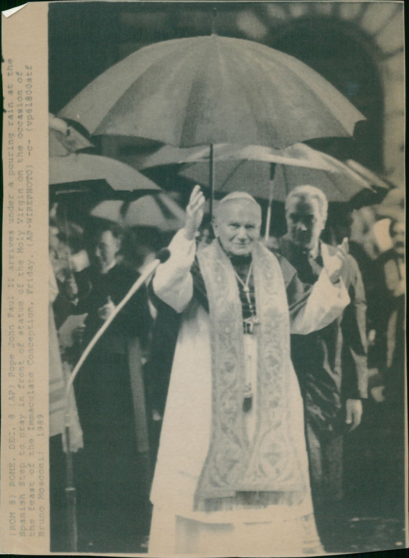 Pope John Paul II. - Vintage Photograph
