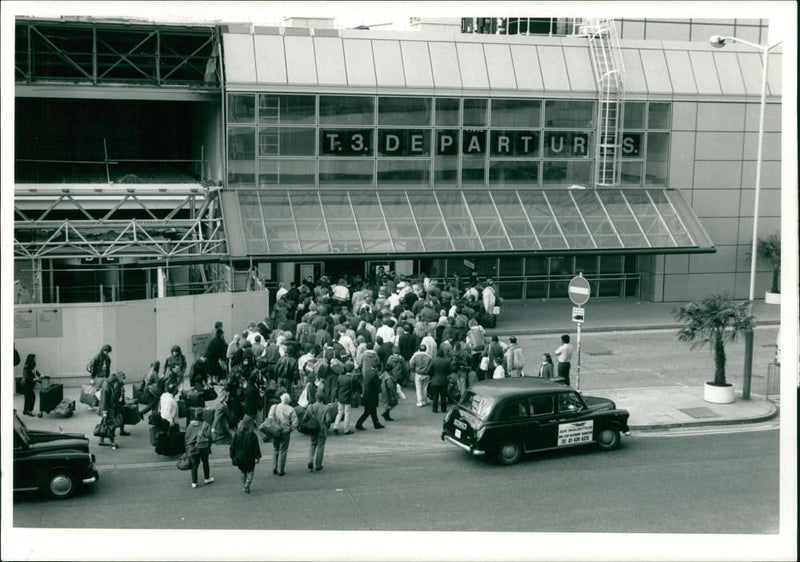 Heathrow Terminal 3. - Vintage Photograph