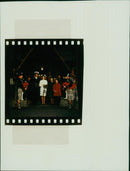 Princess Anne, Timothy Laurence, Queen Elizabeth II and Zara Phillips. - Vintage Photograph