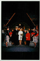 Princess Anne, Timothy Laurence, Queen Elizabeth II and Zara Phillips. - Vintage Photograph