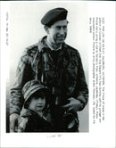 Prince Charles and Prince Harry. - Vintage Photograph