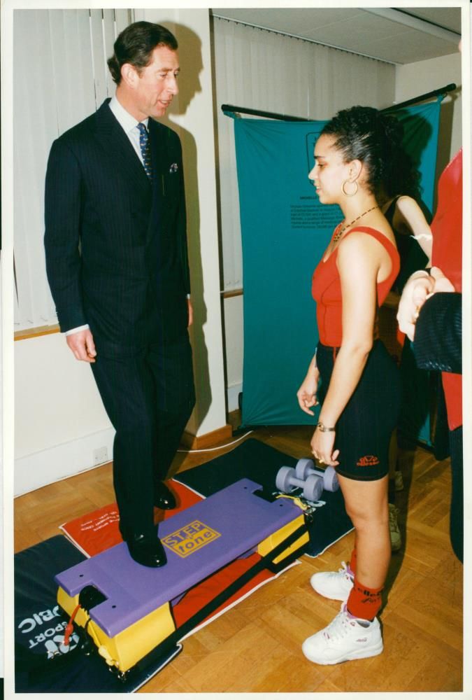 Prince Charles and Yinka Charles. - Vintage Photograph