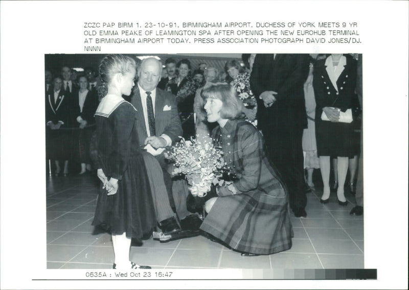The Duchess of York and Emma Peake. - Vintage Photograph