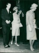 The Duke of Kent, Princess Alexandra and Prince Michael and the Duchess of Kent. - Vintage Photograph