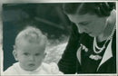 The Duchess of Kent and Prince Edward. - Vintage Photograph