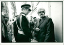 Duke of Kent and Maj-Gen Mohindar Singh Chopra. - Vintage Photograph
