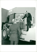 Duke of Kent with Sir Neville Bowman-Shaw. - Vintage Photograph