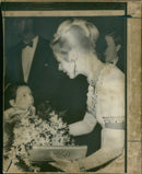 The Duchess of Kent and Daisy Hall. - Vintage Photograph
