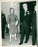 The Duchess of Kent and Sir Edward Howard. - Vintage Photograph