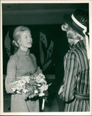 The Duchess of Kent and Jenny Till. - Vintage Photograph