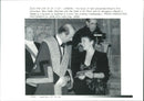 The Duke of Kent and Helen Sharman. - Vintage Photograph