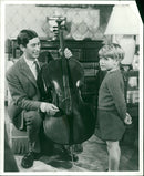 Prince Edward and Prince Charles. - Vintage Photograph