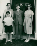 The Duchess of Kent, Prince Edward, Princess Alexandra and Prince Michael. - Vintage Photograph