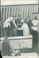 Prince Edward, Duke of Kent and Milton Margai. - Vintage Photograph