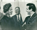 Katharine, Duchess of Kent and Freddie Trueman. - Vintage Photograph