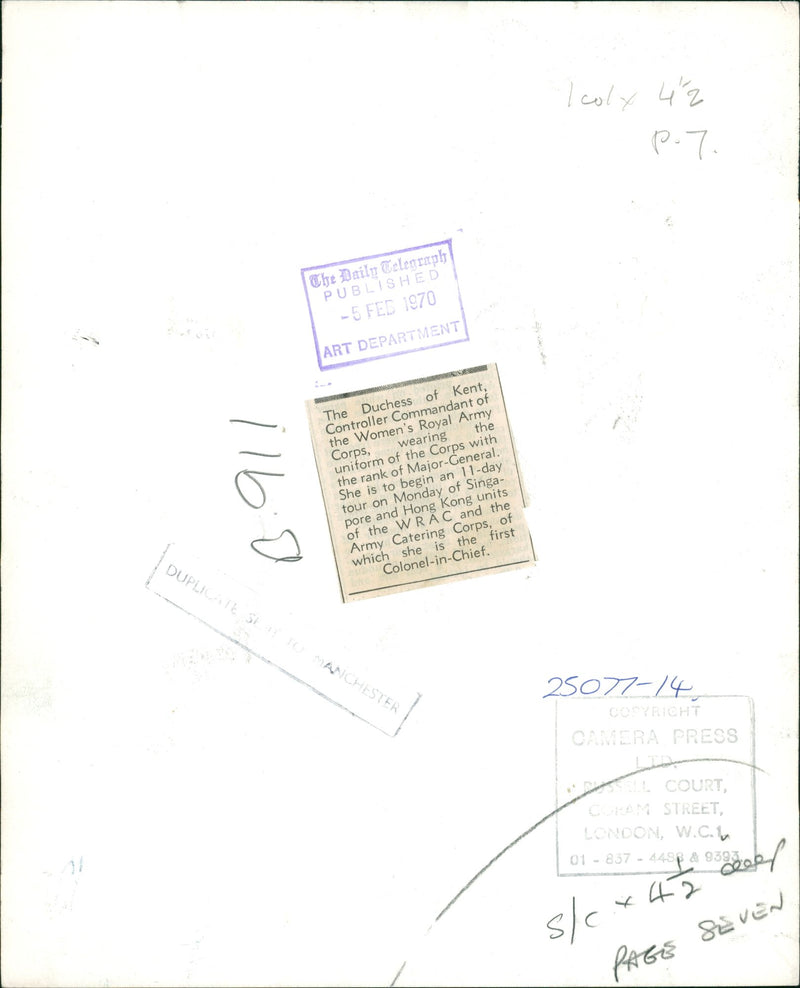 Katharine, Duchess of Kent. - Vintage Photograph