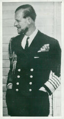 Prince Philip Duke of Edinburgh in Beard - Vintage Photograph
