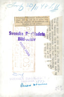 Queen Elizabeth II's wedding cake is guarded by two police officers - Vintage Photograph