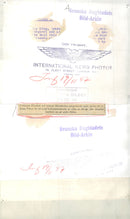 Queen Elizabeth II and Prince Philip on the way to St. James Palace to watch their wedding presents. The lower image shows some of the gifts - Vintage Photograph