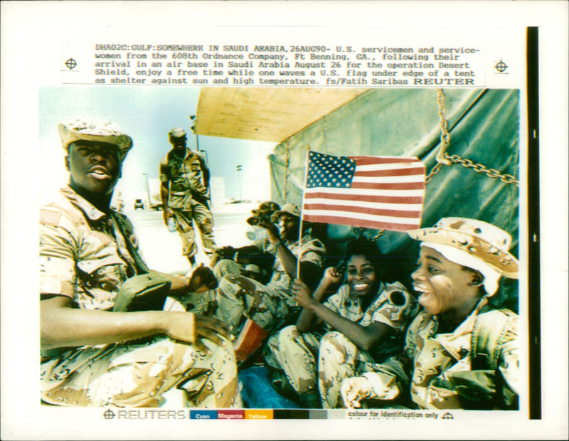 Invasion of Kuwait - Vintage Photograph