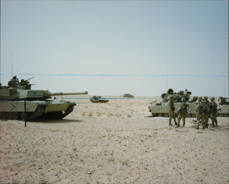 Invasion of Kuwait - Vintage Photograph