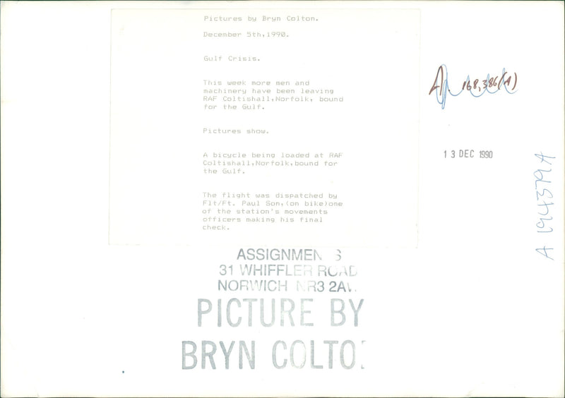 Invasion of Kuwait - Vintage Photograph