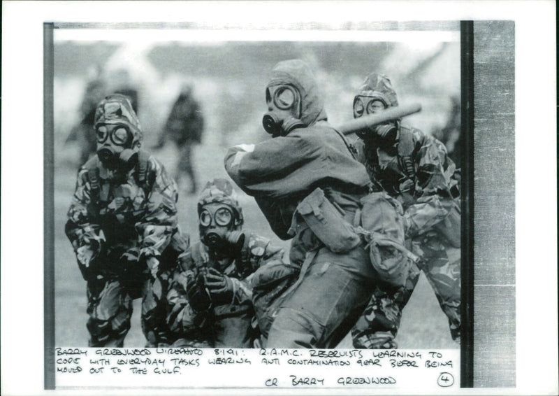 Invasion of Kuwait - Vintage Photograph