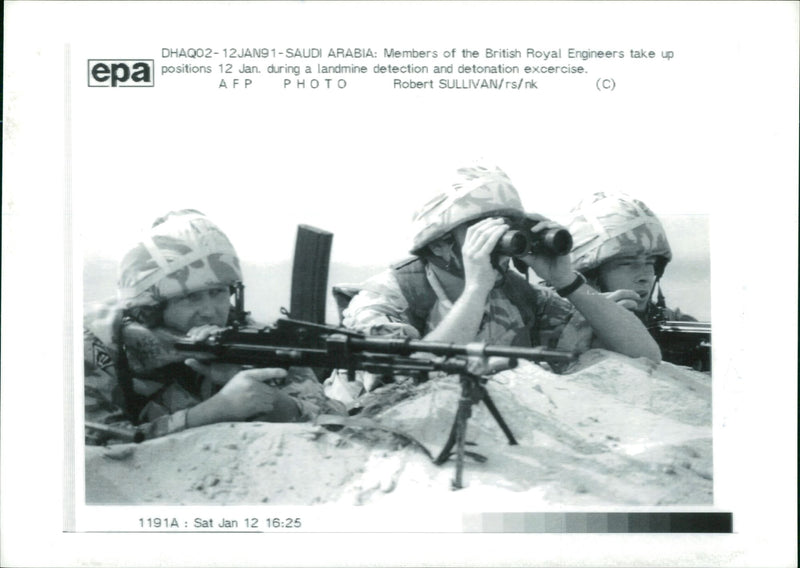 Invasion of Kuwait - Vintage Photograph