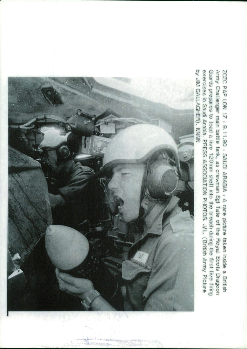 Invasion of Kuwait. - Vintage Photograph