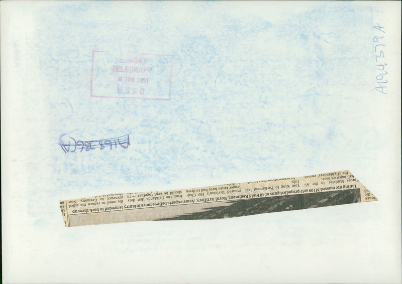 Invasion of Kuwait. - Vintage Photograph