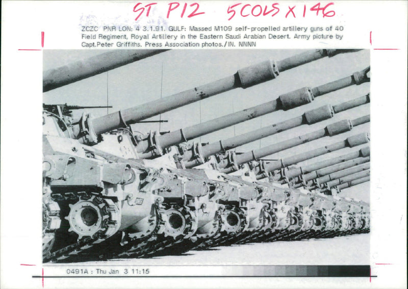 Invasion of Kuwait. - Vintage Photograph