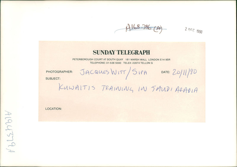 Invasion of Kuwait. - Vintage Photograph