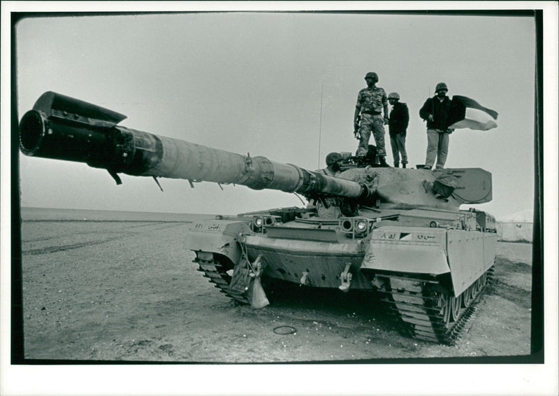 Invasion of Kuwait. - Vintage Photograph