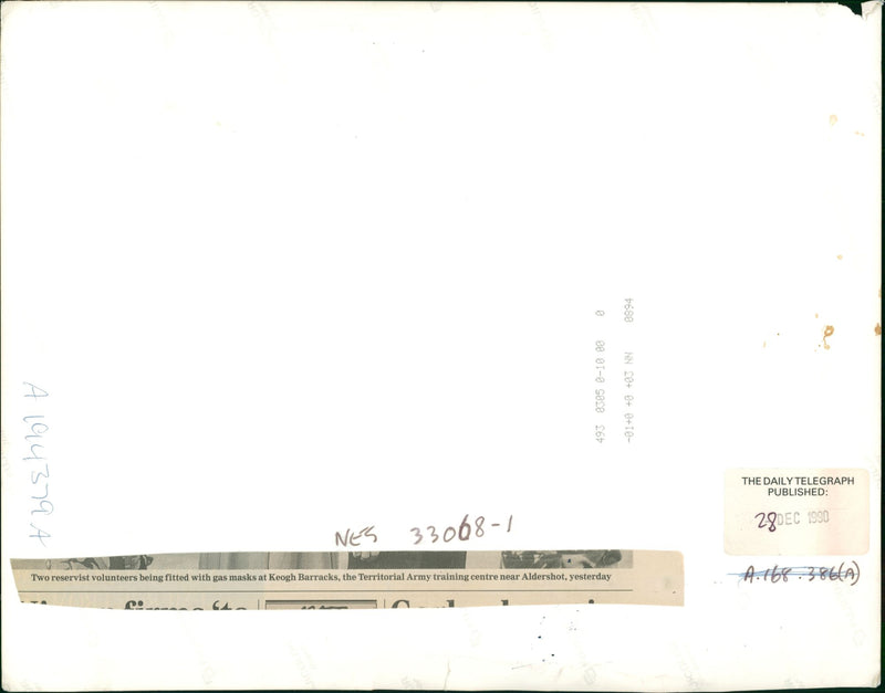 two reservist volunteers. - Vintage Photograph