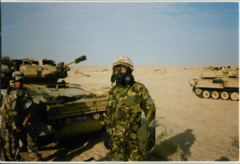 Invasion of Kuwait. - Vintage Photograph