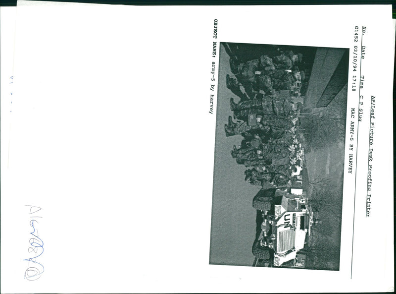 Army-5. - Vintage Photograph