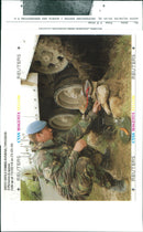 bosnian war british un troops. - Vintage Photograph