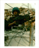 bosnian war british un troops. - Vintage Photograph