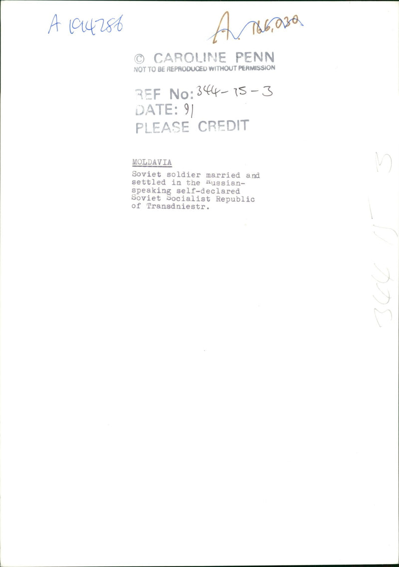 Soviet Soldier - Vintage Photograph