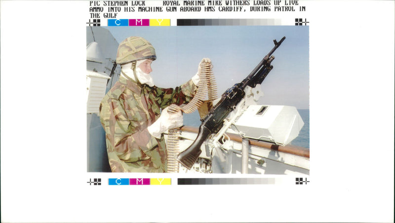 kuwait naval force - Vintage Photograph