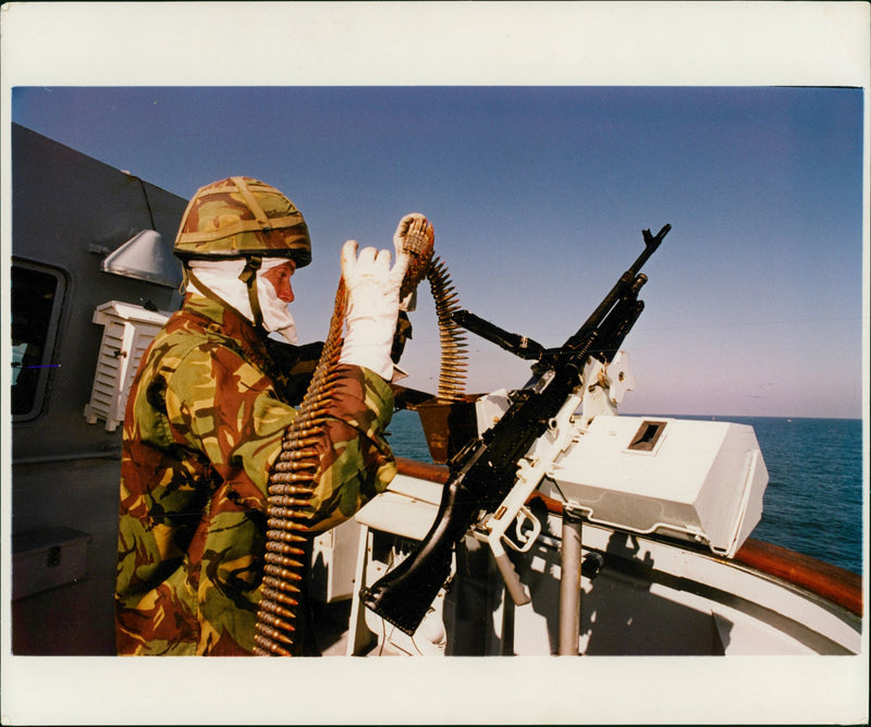 Invasion of Kuwait. - Vintage Photograph