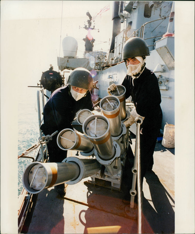 Invasion of Kuwait. - Vintage Photograph