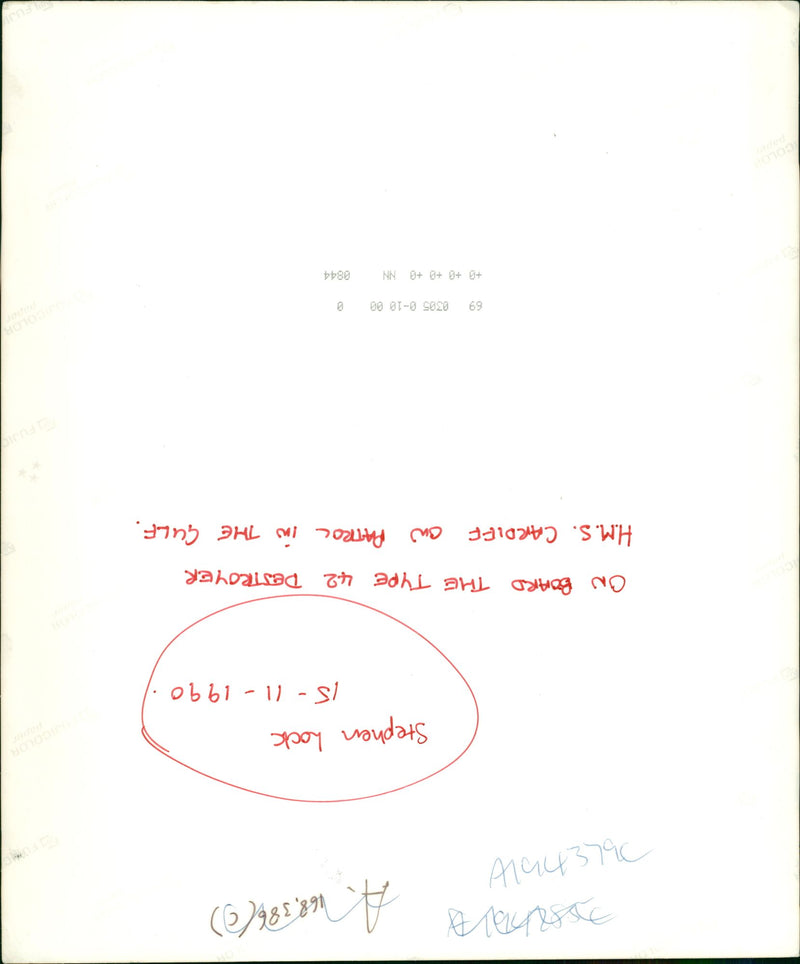 Invasion of Kuwait. - Vintage Photograph